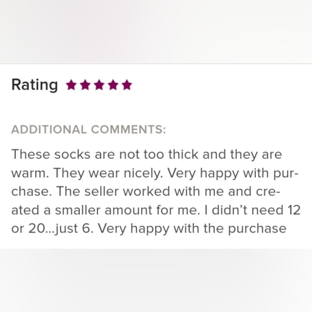 ⚫️  12 Lamb Wool Crew Socks/Thermal Warm Winter Boot Socks Size 9-11 Wom… - Picture 12 of 12